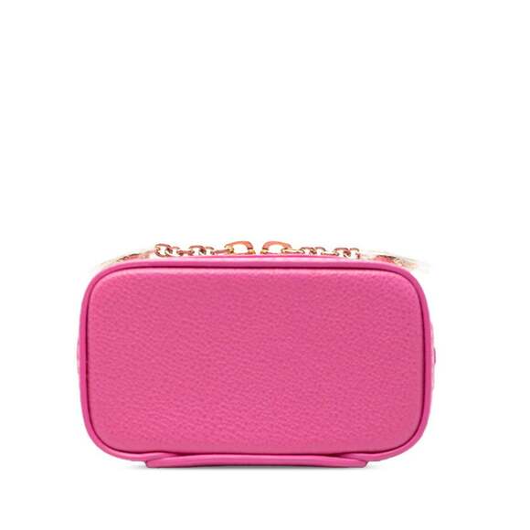 BVLGARI Serpenti Mini Jewelry Box Shoulder Bag Pouch Pink Leather Women's - Picture 3 of 6